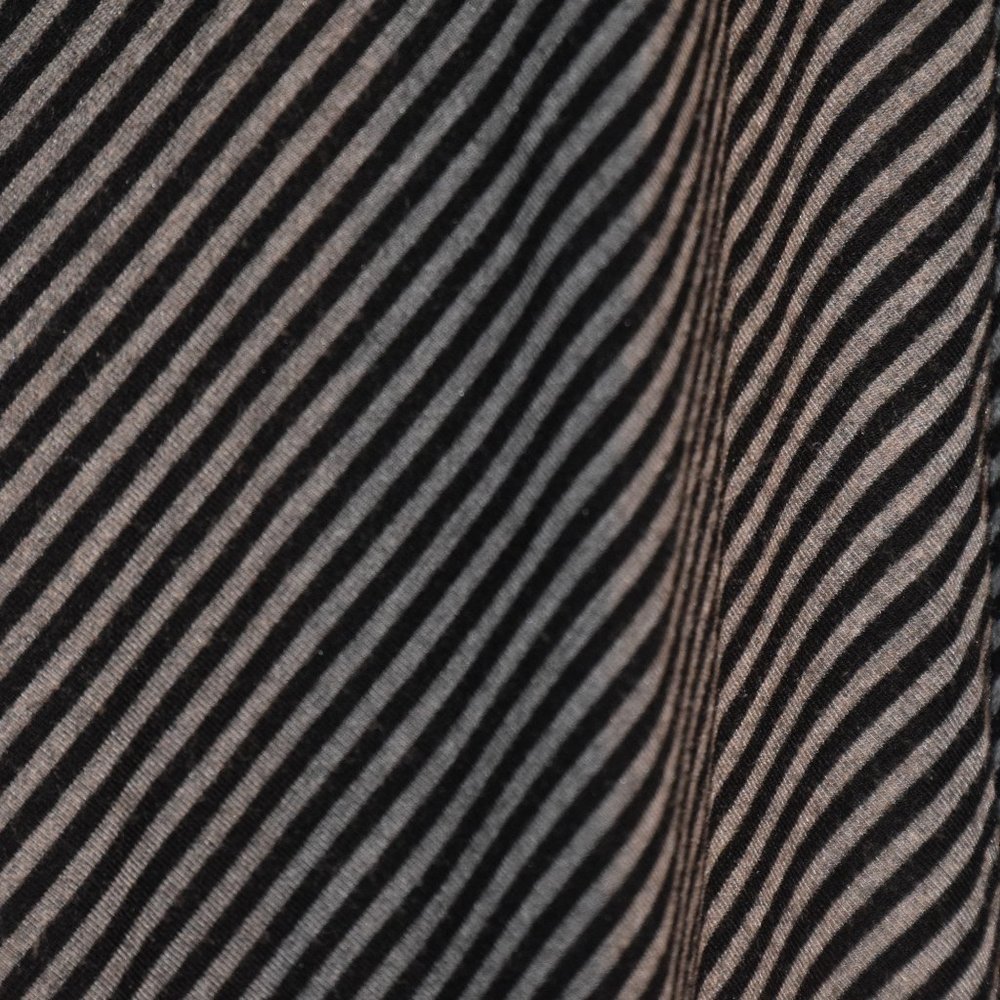 Striped Stretchy Long Skirt